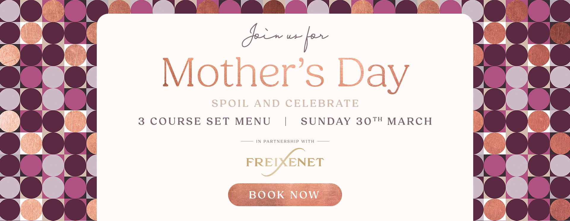 Mother’s Day menu/meal in Thames Ditton